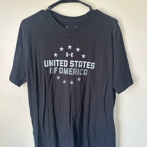 Under Armour Black USA Graphic Tee
